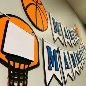 Basketball Banner-March Madness Basketball Banner