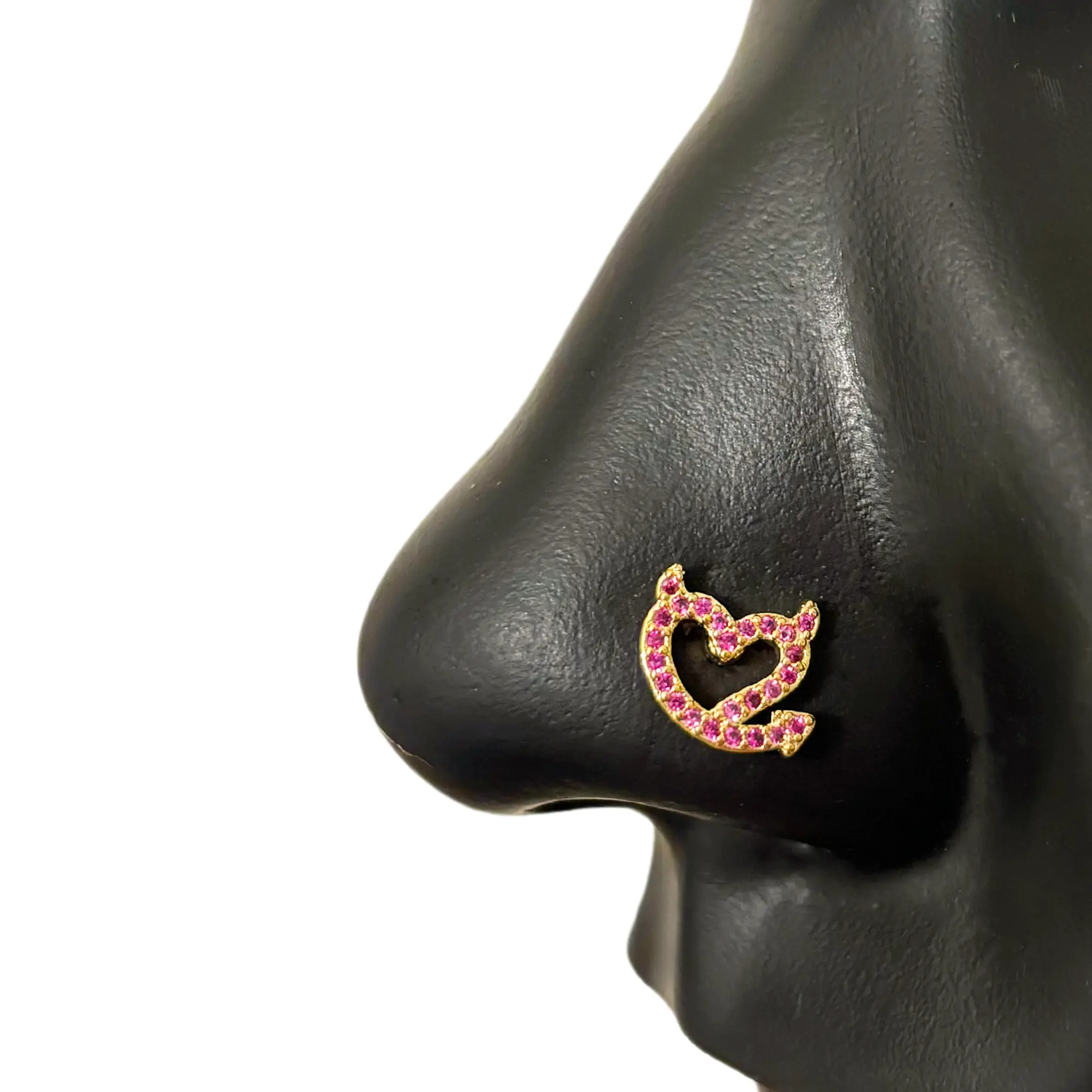 STATEMENT GOLD | BGC Nose Stud, Cork Shaped Nose Ring STATEMENT GOLD | BGC Nose Stud, Cork Shaped Nose Ring