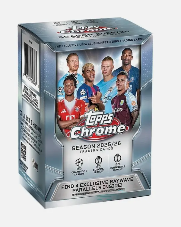 2025-26 Topps Chrome UEFA Soccer Blaster Box