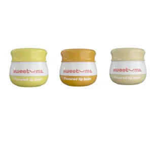 SWEETUMS The Tropical Tease Trio Lip Balm Bundle Vanilla, Mango, and Pineapple buy two get three glossy hydrating jojoba oil