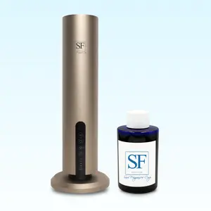 SF – Slim Wireless Diffuser + 100ML Free Fragrance | Touch Control | Covers Up to 500 sq ft (Silver, Gold, Black)