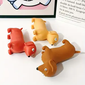 Stretchy Dog Toy, Bendable Soft Clay Texture Sensory Stress Relief, Colors, for Kids over 3 Years, Party Gift, Stress Relief Model