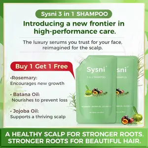 【Buy one get one free 】SYSNI 3-in-1 Shampoo for Hair Growth & Thickening infused with Batana Oil, Rosemary & Jojoba OilNourishes Scalp, Reduces Thinning, Promotes Fuller Hair