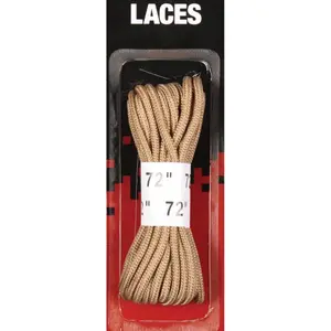 Tan - Boot Laces 1 Pair 72 in.