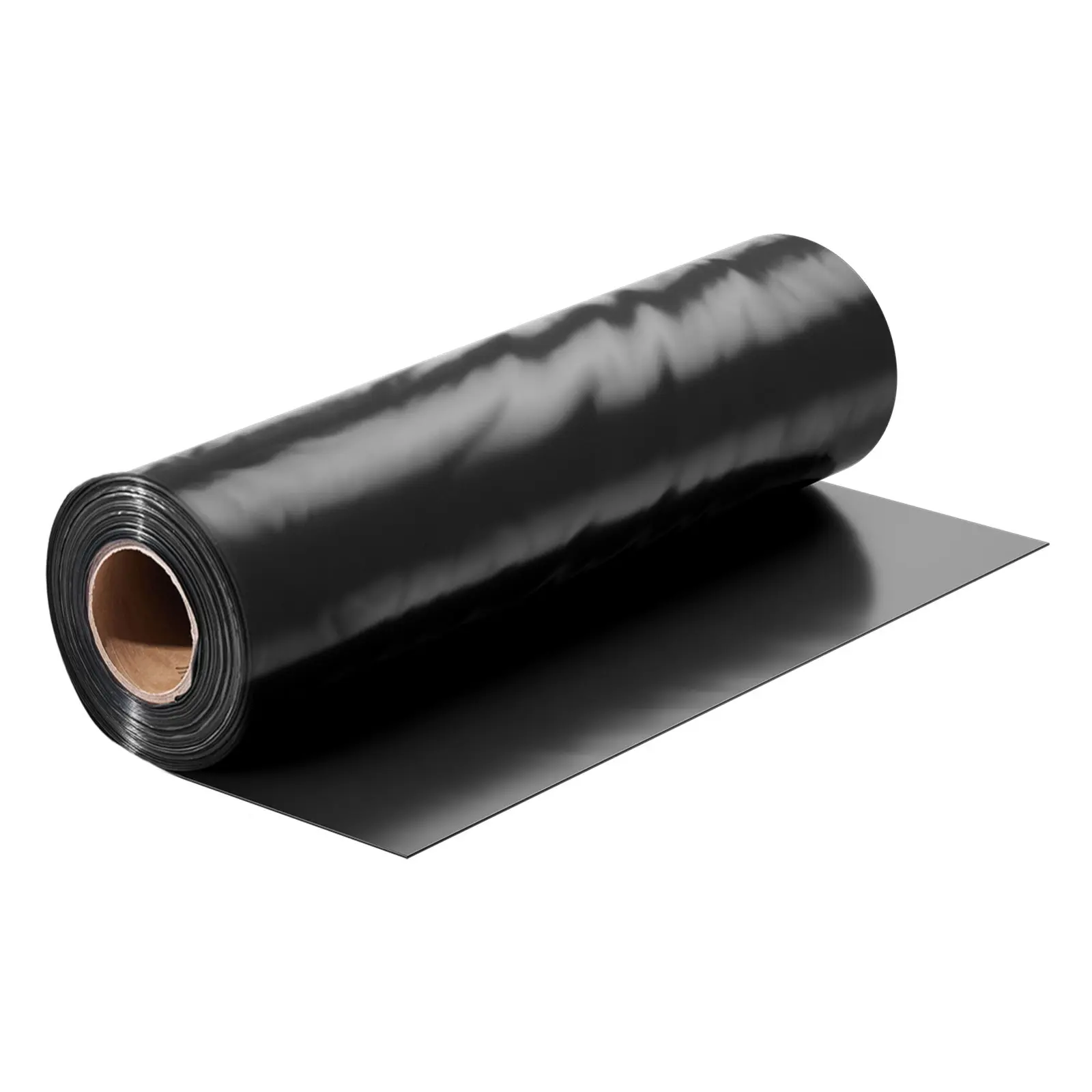 24' x 100' Plastic Sheeting Heavy Duty , 6 Mil Thick Plastic Sheeting Roll, Plastic Drop Cloth Painters Tarp, Polyethylene Covering for Crawl Space Vapor Barrier, Multi-Purpose, Black