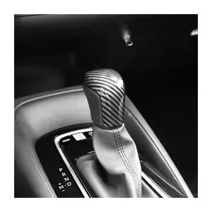 Carbon Fiber Sport Style Gear Shift Knob Cover - Trim Protector For Camry 2018-2025 & Corolla 2019-2024