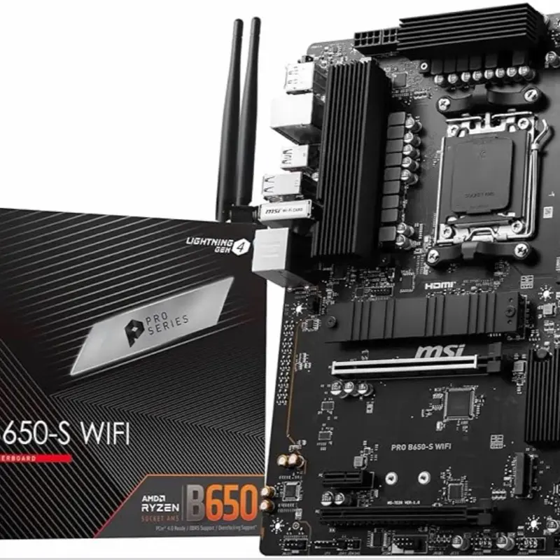 MSI PRO B650-S WIFI V1 – BRAND NEW FROM FACTORY, TESTED – SAVE $50 vs RETAIL!