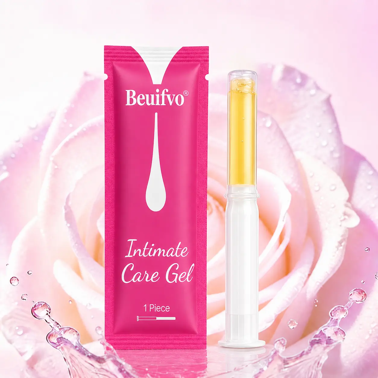 【Beuifvo Official】Women's Intimate Care Gel – Herbal Formula | pH Balance, Odor Control & Vaginitis Relief | Gentle Daily Hygiene with Applicator | Soothes & Rejuvenates