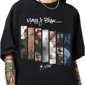Vintage Mary J Blige Stylish Unisex T-Shirt for Concert Goers VPT