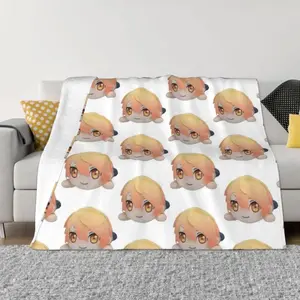 Tsukasa Tenma plush Throw Blanket Tourist Travel Soft Plush Plaid Blankets Thanksgiving holiday gifts for family, friends and children summerwins