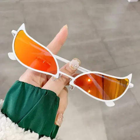 Unisex Fashionable Anime Cosplay Embellished Sunglasses, Trendy Casual Decorative Glasses Props, Fashion Accessories for Outdoor Activities