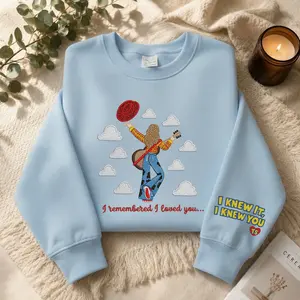 Tay Story Embroidered Sweatshirt, I knew it, I knew you, Singer Crewneck, TS Fans Gift