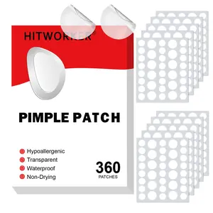 Hydrocolloid Pimple Patches, Transparent Spot Covers for Face, All Skin Types, Effective Acne Treatment, Gentle on Skin, Acne Stickers