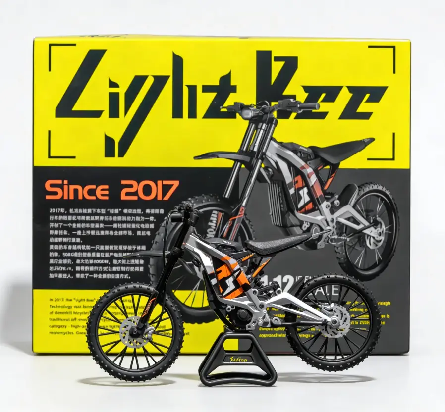 High-Quality SurRon Light Bee Assembly Model Toy Bike, Manual Assembly Required, Ideal for SurRon Motorcycle Enthusiasts, Gift Option, Surron Bike