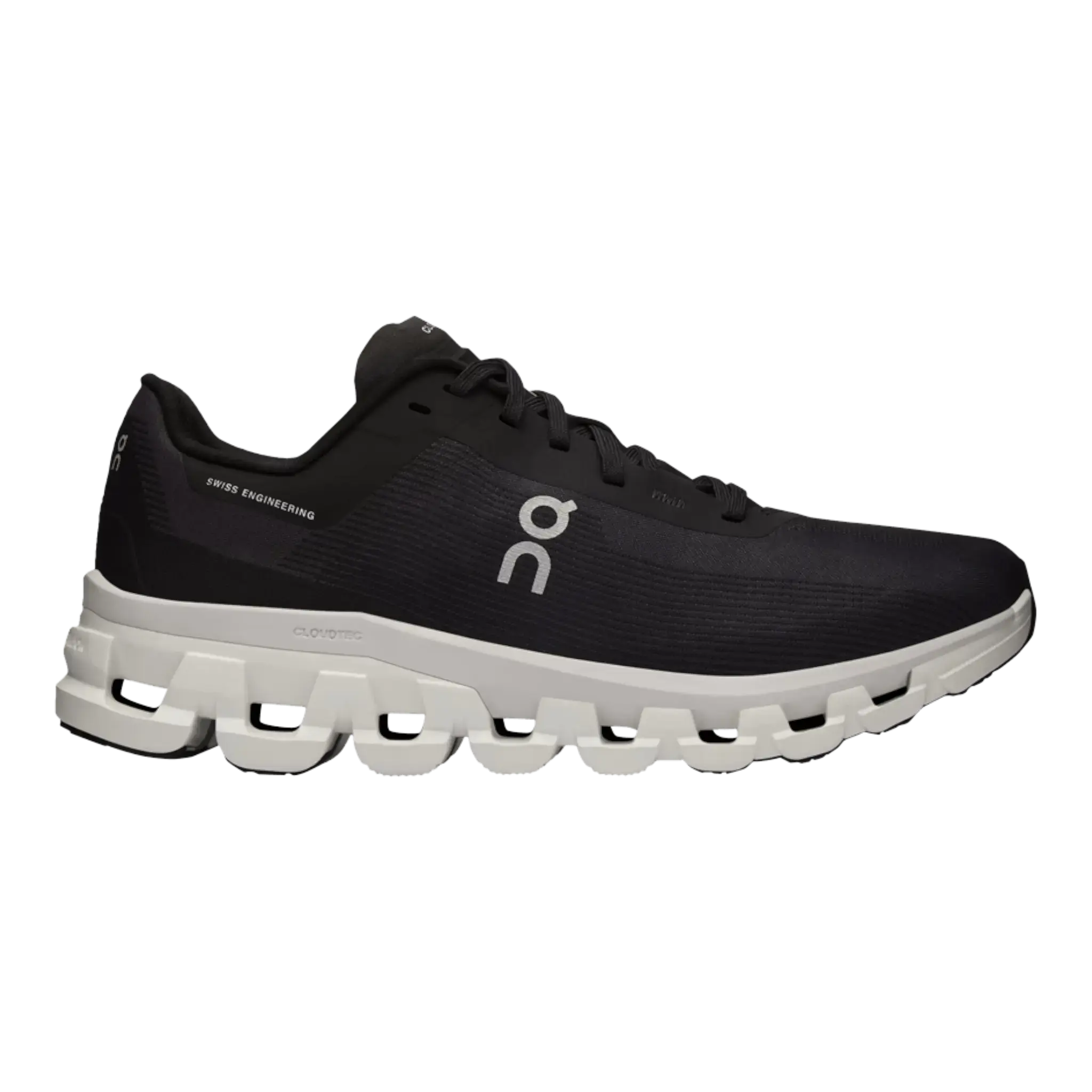 ON Cloudflow 4 Sneaker in Black White | Women's