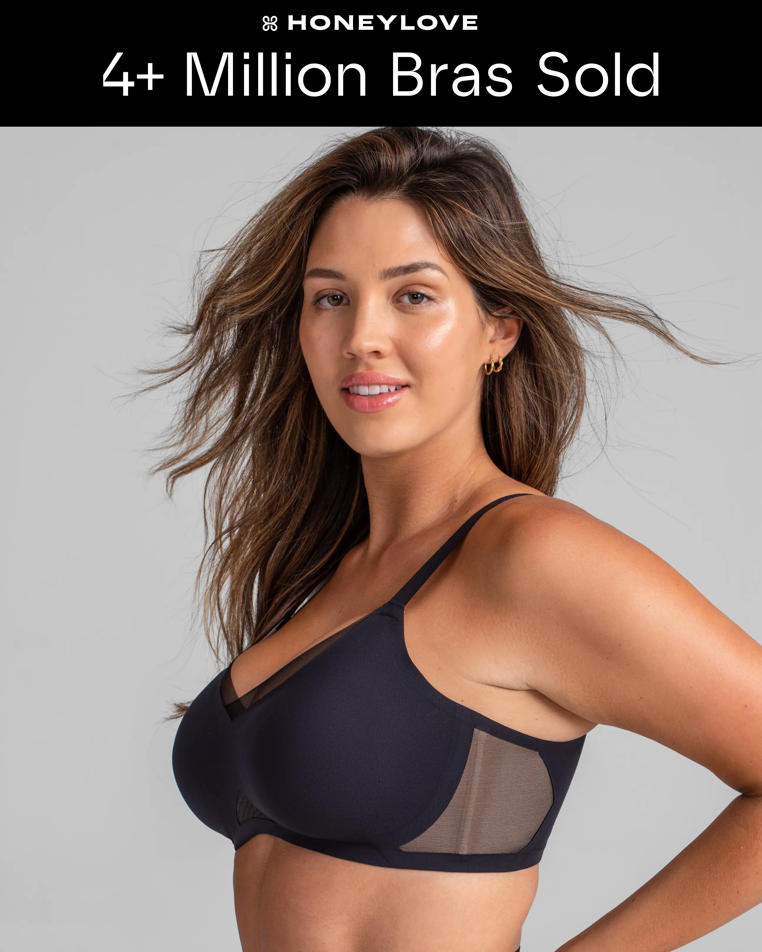 Honeylove CrossOver Wireless Bra For Comfort & Support