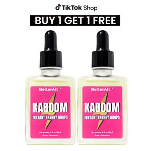 BetterAlt B1G1 KABOOM | Instant Energy Drops | MCT Oil & Mint Oil Blend | 100% Natural | No Caffeine | Safe & Effective | 60 Servings