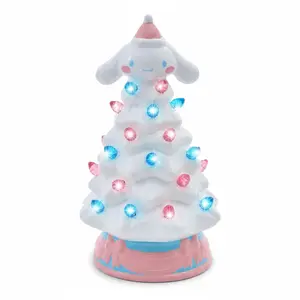 Sanrio Cinnamoroll Light-Up Ceramic Christmas Tree | 6 Inches Tall