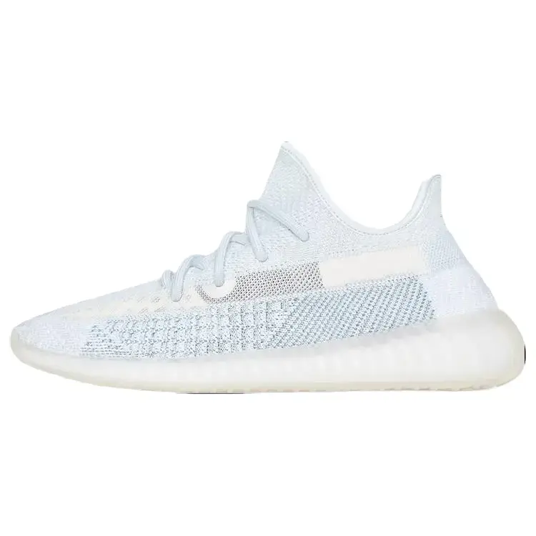 Adidas YEEZY Boost 350 V2 'Cloud White' Men's Sneaker, Solid Minimalist Design for Modern Street Style and Casual Wear, Lightweight Fit with Boost Cushioning, Male