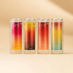 hiyo non-alcoholic functional seltzers - classic pack - organic social tonics (12-pack)