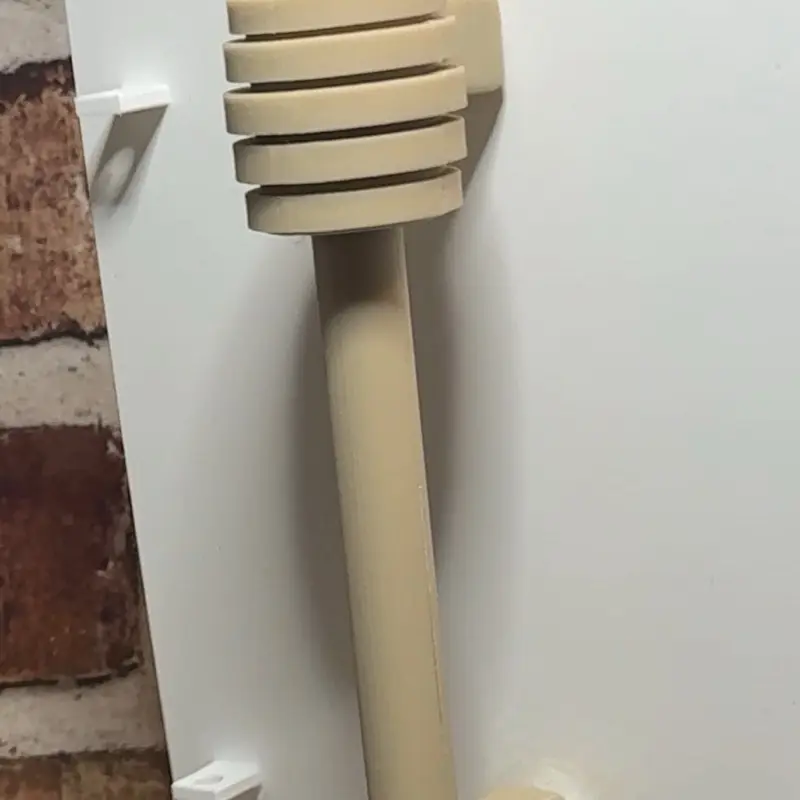 Custom Honey Spoon Tumbler Handle, Paint-and-Resin Ready Accessory