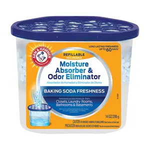 212 MAIN Arm & Hammer Moisture Absorbers 7843360 - 14 oz Odor-Free Moisture Control & Odor Eliminator, Case of 6
