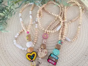 Boho Beaded Lanyard: Teacher Lanyard, Cute Lanyard for Teachers, Gift for Teacher,Teacher Appreciation Gift Idea