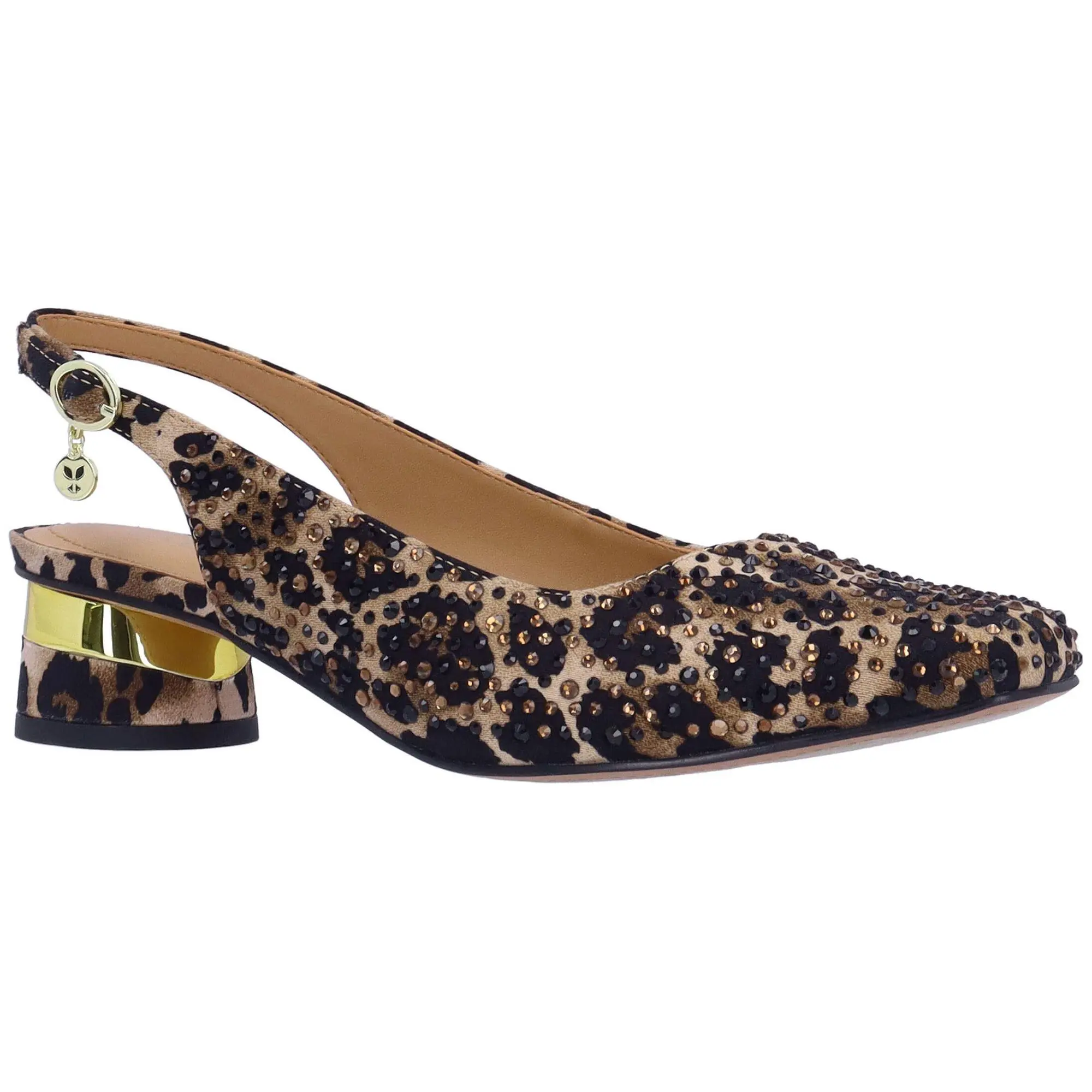 J. Renee' Rhinestone Pump - Baline Fabric
