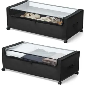 Bed with Wheels, The Bed Drawers On Wheels, Rolling Underbed Drawers, Lockable, Duty
