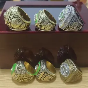 Green 6set jewelry ring, personalized ring, festival gift and box