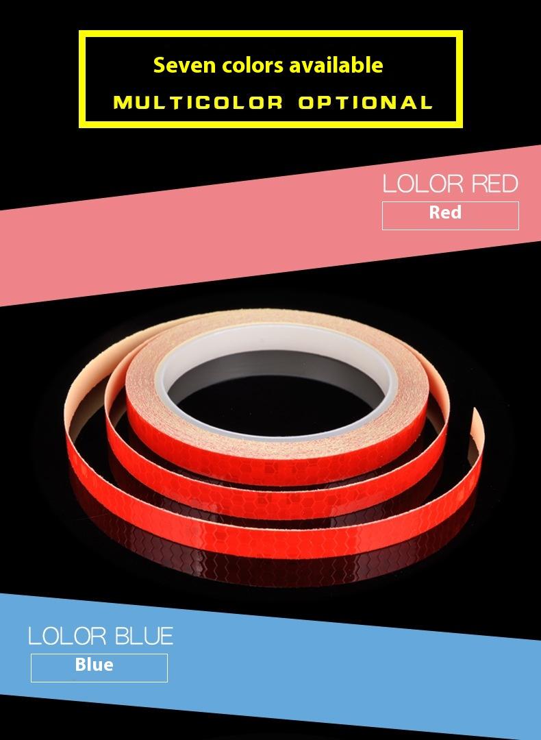 Car and motorcycle bicycle reflective stickers mountain bike luminous stickers dead fly bicycle wheel body sticker