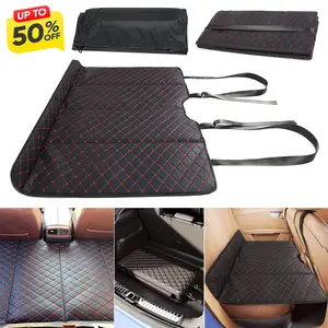 Car Mattress PU Leather Portable Back Seat Travel Mattress Non-Inflatable Car Back Seat Folding Bed Mattress for Sedan SUV Truck NEW 2026