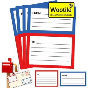 to from Return Address Mailing Labels 120 Pcs Blank Mail Shipping Label Postage Guaranteed Stickers 3.5 x 4.5 Inch Self Adhesive Handwriting to/from Address Tags Sticker for Package School,Home,Office