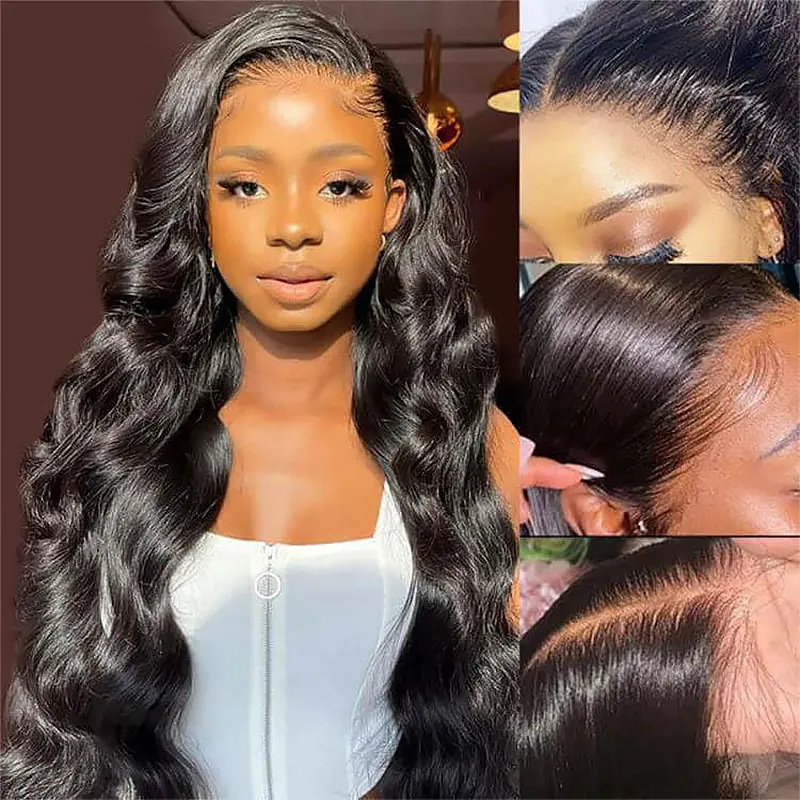 [Summer Sale] Wiggins Hair Ready to Go Glueless Wig Body Wave 7x4 & 7x5 Lace Closure Wigs Human Hair Pre Cut Lace Pre Bleached Knots Wig Beginner Friendly And 13x4 Lace Front Wig 180% Density Pre Plucked Hairline #weeklydeals #DealsForYouDays