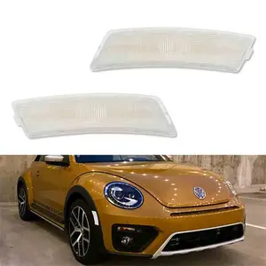 2PCS Celar Lens Front Side Marker Light Lamp Housings Kit For VW Tiguan 2018-2023, Beetle 2012-2019 Replace OEM 5C5-945-071-A 5C5-945-072-A