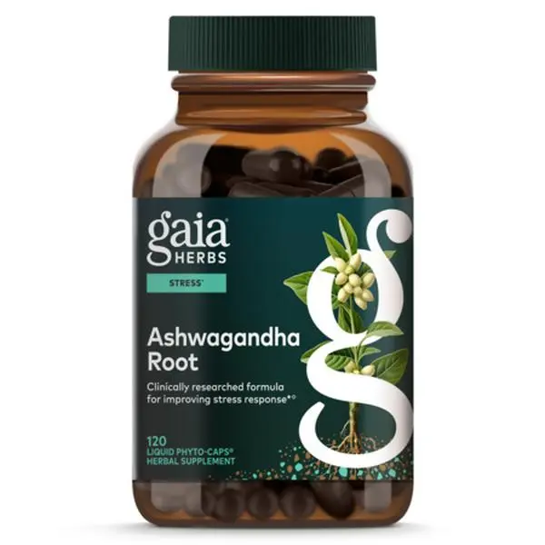 Gaia Herbs Ashwagandha Root - Stress Relief & Sleep Support Supplement - Supports Balanced Energy Levels & Positive Outlook