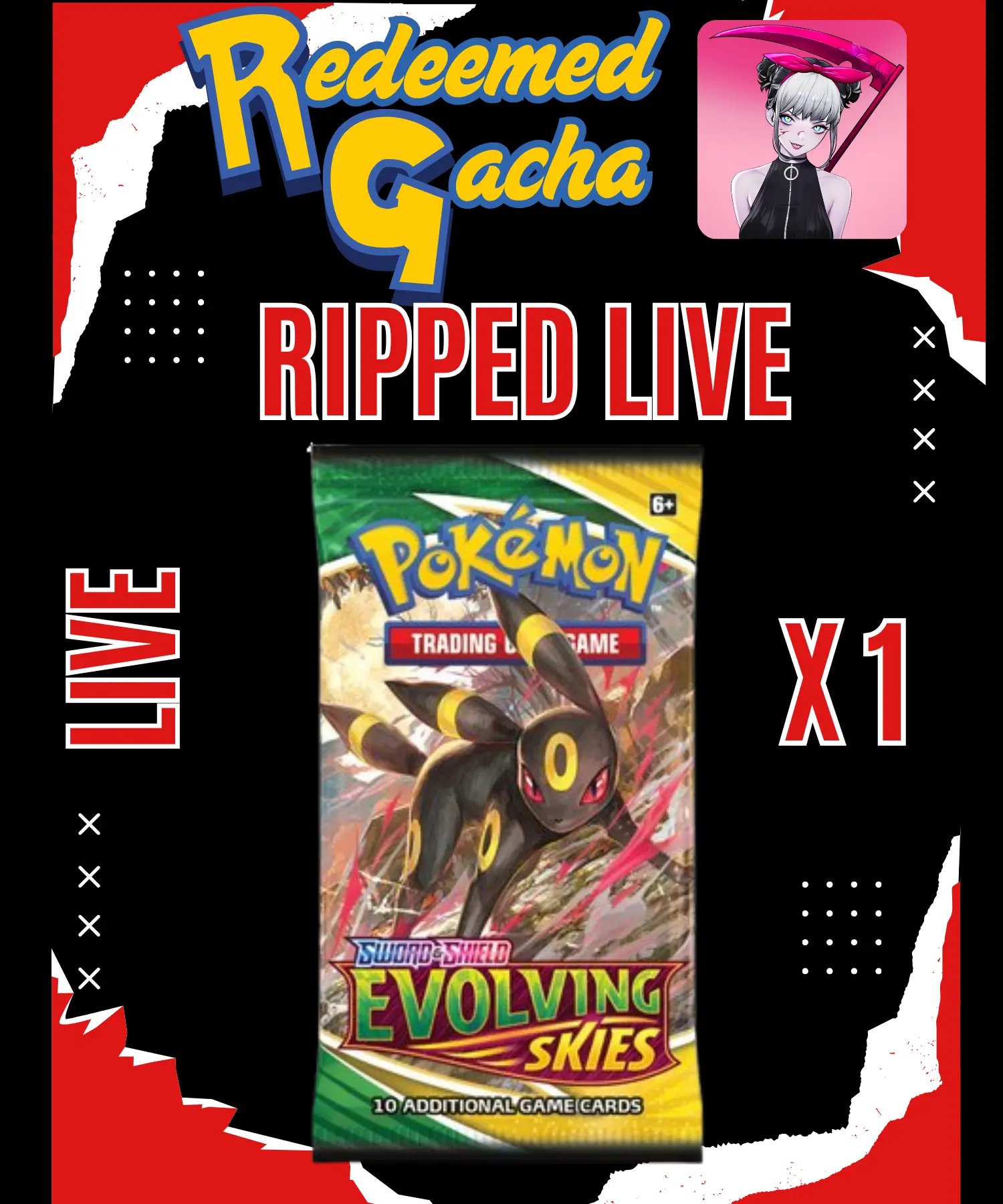 1x Pokémon Booster Pack - Sword&Shield Sets  - One Pack Choose Below - RIPPED LIVE