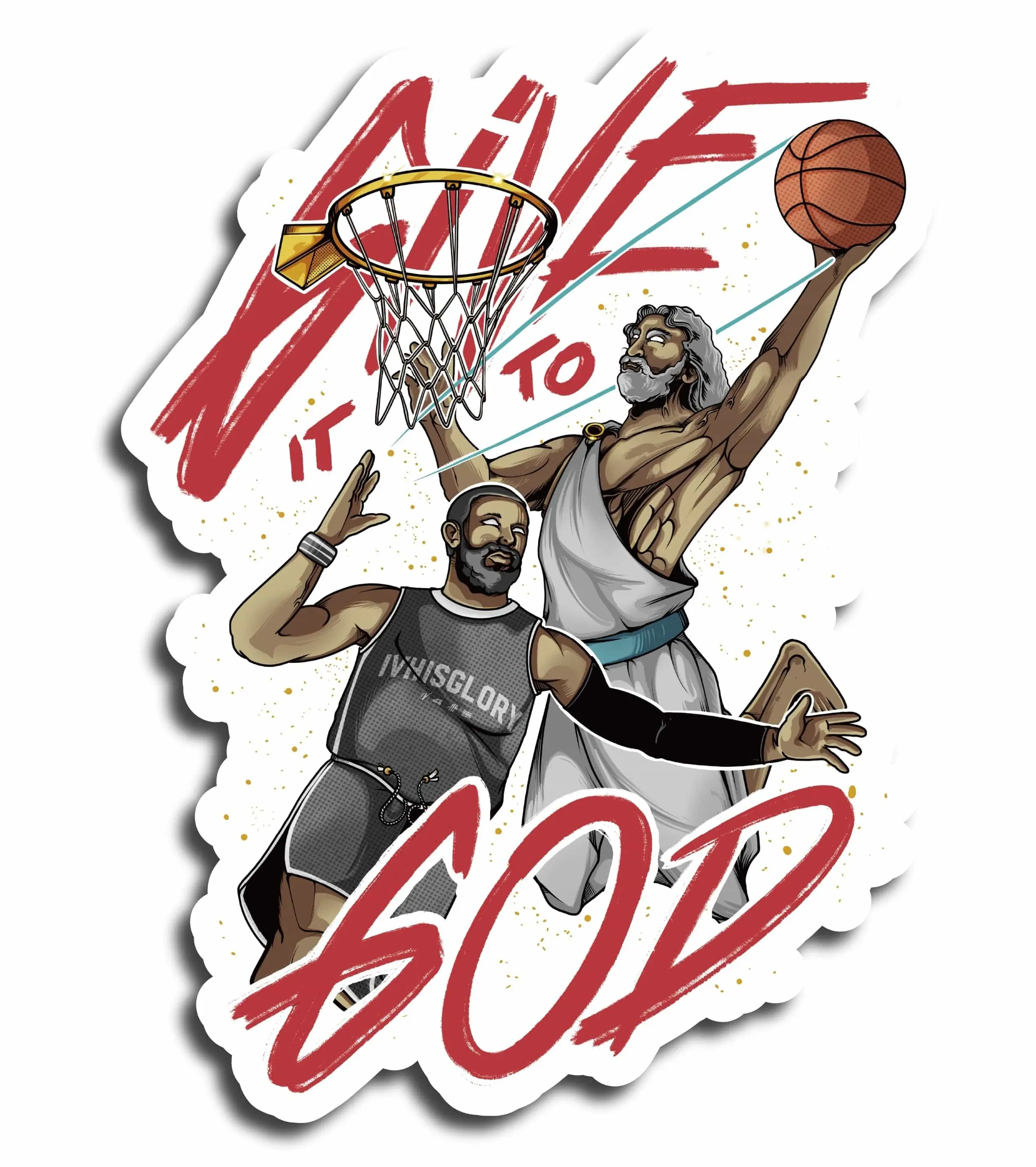 Give It To God Sticker – 3 Inch Christian Faith Vinyl Decal