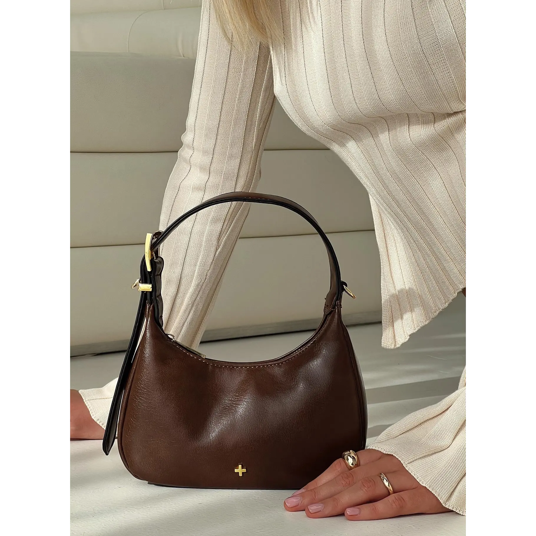 Gigi Shoulder Bag Chocolate