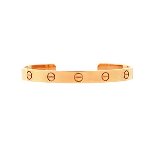 Pre-owned Cartier Love Cuff Bracelet 18K Rose Gold by Rebag