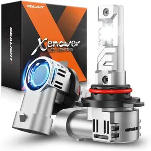 2018 Cadillac ATS 9012/HIR2 80W 6500K White IP68 LED Headlight Bulbs 2PCS SEALIGHT X1S