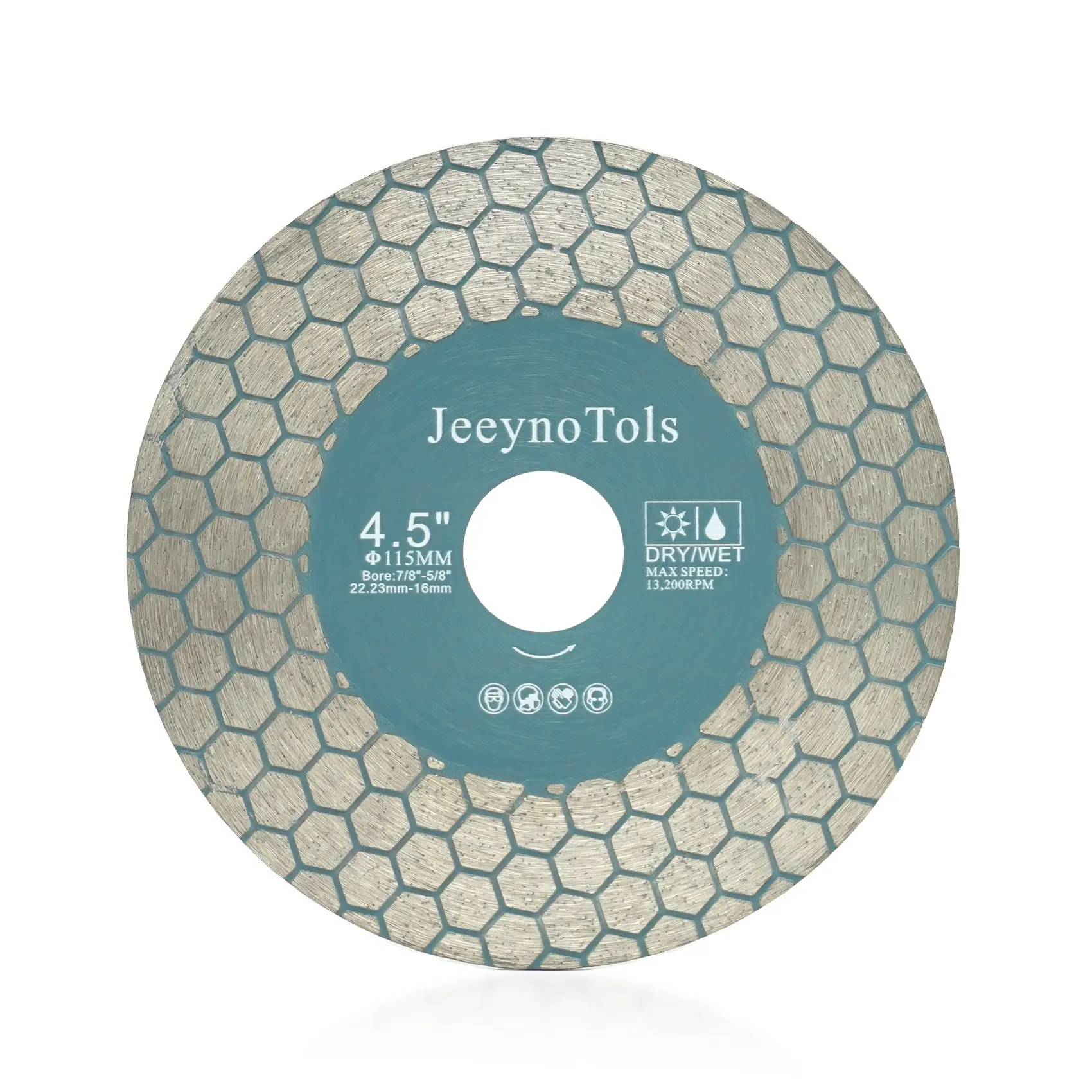 Dual Coated Diamond Grinding Disc 4.5" Polishing Disc for Surface Grinder, 115mm, Suitable for Granite, Concrete, Stone, Cement & Marble Power Tools Cutting wheel drill bit tablesaw tile saw