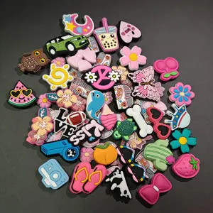 Random Fruit Pattern Shoe Accessories 32pcs Cute Vivid Design Shoe Decoration Fashionable Shoes Decorations for Clogs for Women & Men  Footwear Elegant