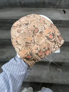 Unisex Knit Beanie Hat, Asymmetrical Design, Cartoon Pattern, Fitted Style, Fall & Winter Warm Accessory, Y2K Fashion, Knit Hats