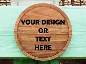 Personalized Engraved Wooden Coasters Set Custom Drink Coasters for Home Rustic Handmade Gift Housewarming Father's Day Gift from Wife Christmas Decor Unique Personalized Gift Idea for Him Her Friends Eco Friendly Table Accessories Coffee Tableware