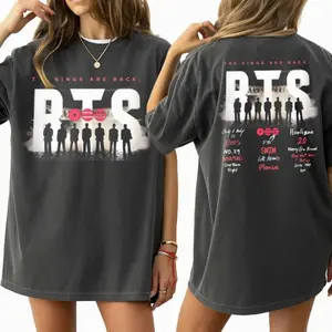 Arirang Tracklist The Kings Are Back Shirt, Bangtan 2026 Album Songs Concert Tee, Merch Gift for Kpop Fan UHT