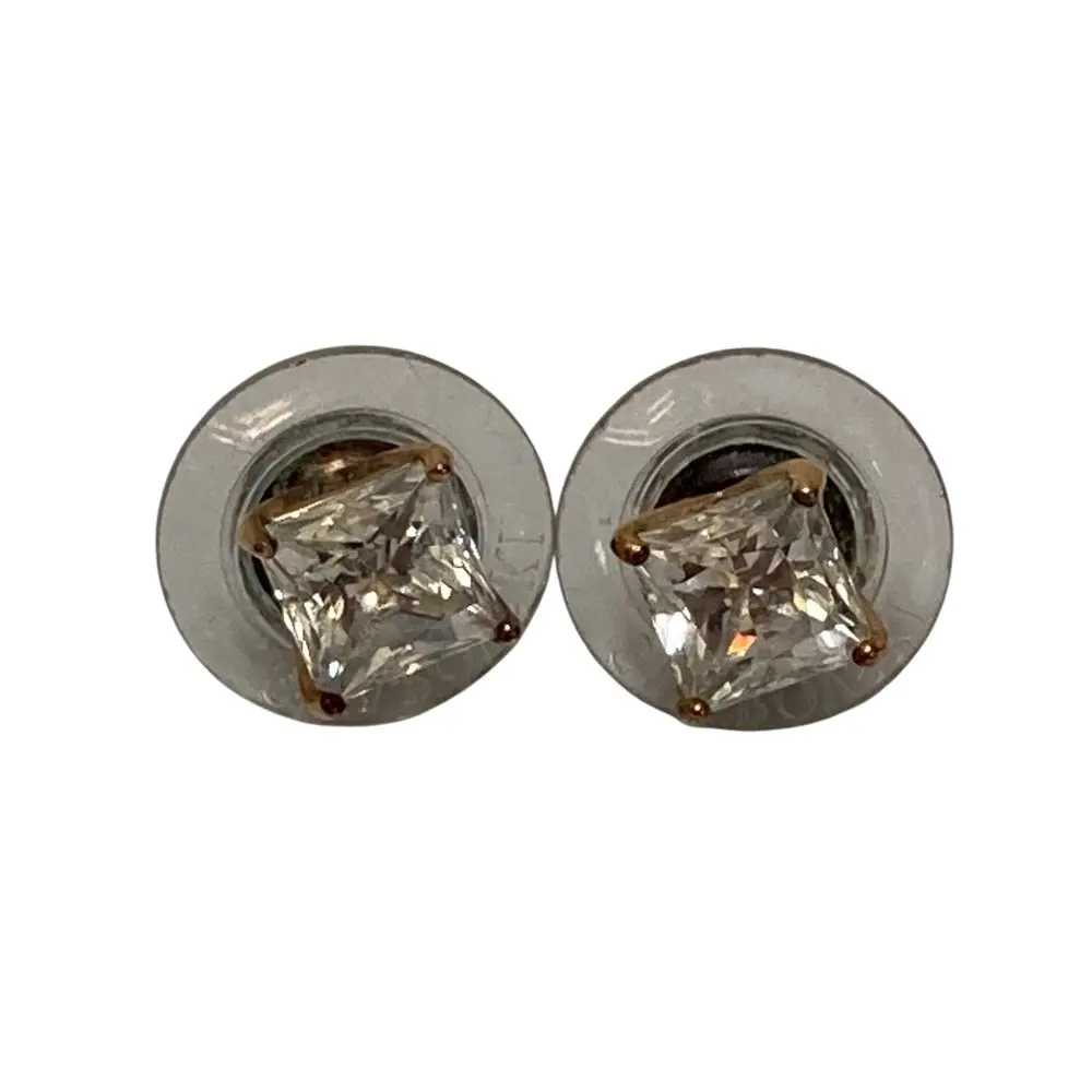 Pre-owned Swarovski Brass Small Leather Goods Earrings