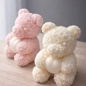 Scented Charming Cuddly bear Candle
