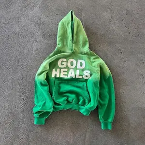 Casual food full set printed hoodie, hip-hop zipper sleeve jacket, Harajuku one-piece hoodie top, men's couple men's pullover