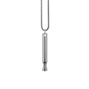 Unisex Stainless Steel Aromatherapy Inhaler Pendant Necklace - Minimalist Chain, Stainless Steel Choker, Stress Relief, Anxiety Reduction Gift, Daily Wear Necklace, Minimalist Chain Necklaces